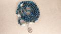 blue apatite 108 bead mala