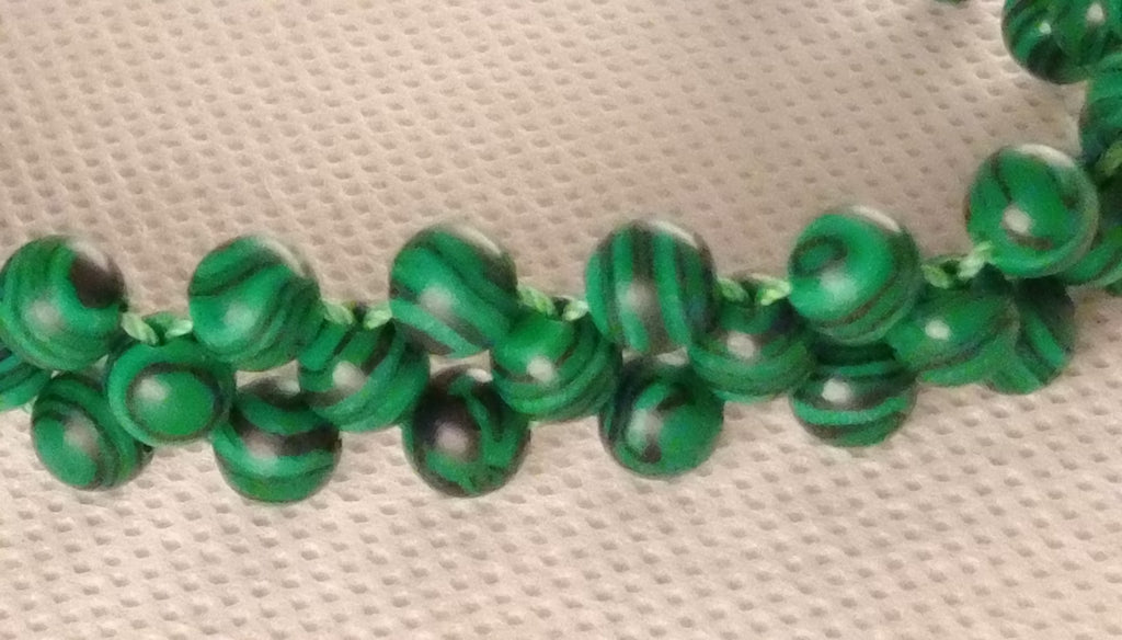 green malachite mala  Bracelet