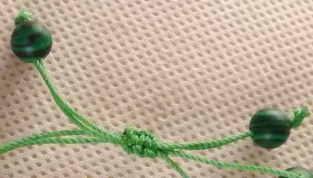 green malachite mala  Bracelet